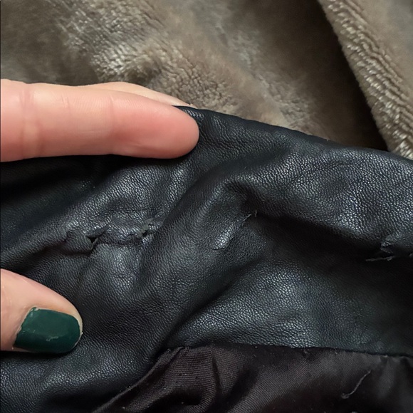 Women’s Blank NYC Black Faux Leather Moto Jacket - Sleek Asymmetric Zip - Picture 10 of 10